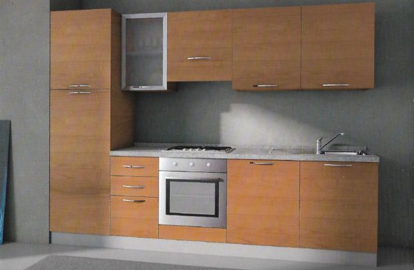 Cucina in laminato da 285 cm